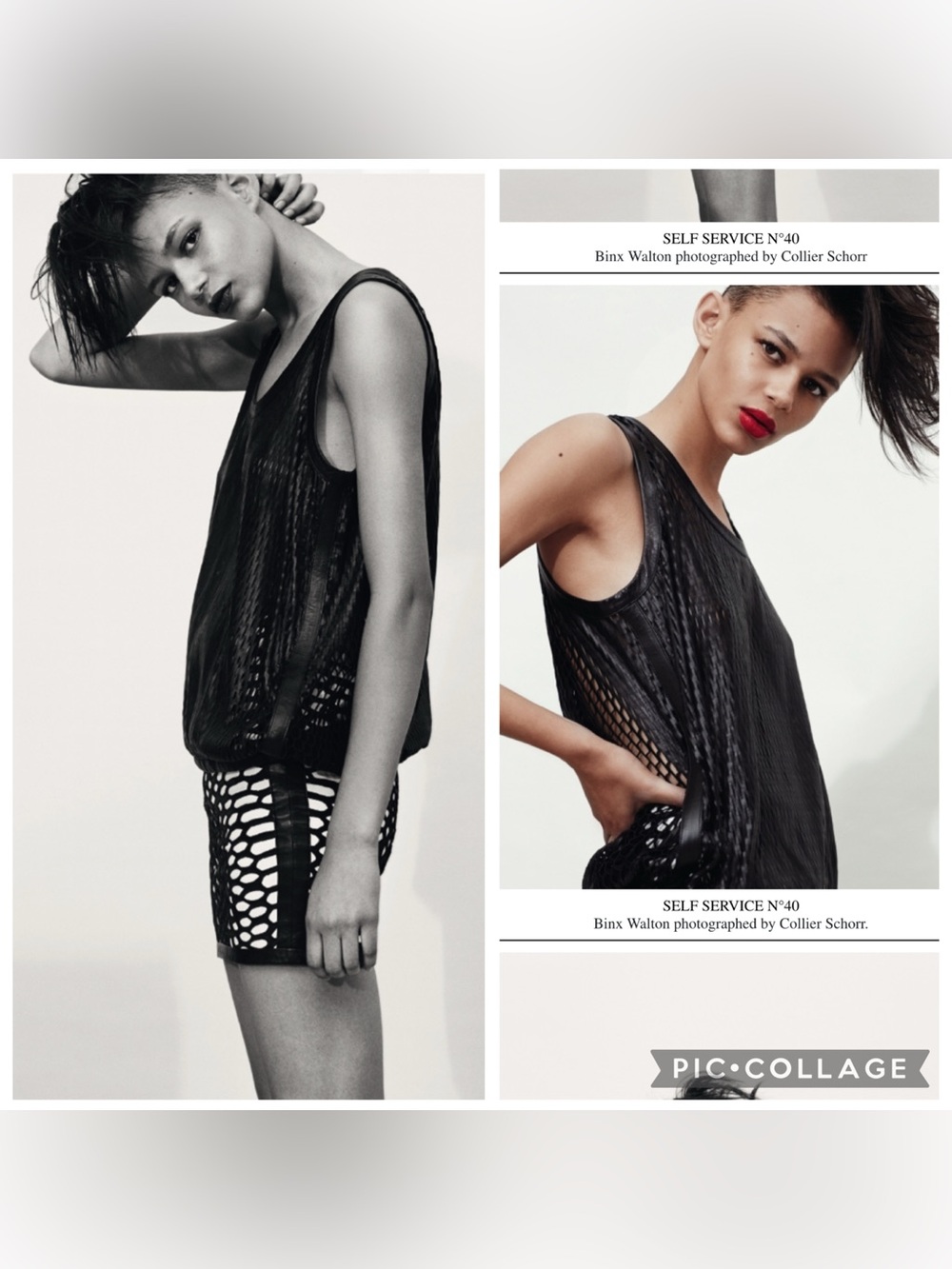 David Lerner Black Crochet Mesh leather Tank size M